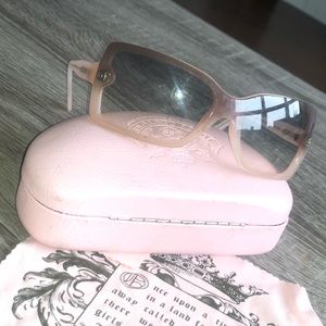 CHANEL lucite pastel pink CC sunglasses rare!